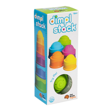 Dimpl Stack ,   Set de cupe de stivuire cu bule din silicon