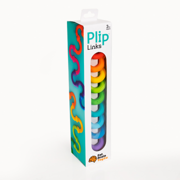 Set de constructie creativa cu elemente flexibile din silicon Plip Links
