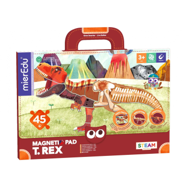 Joc magnetic educativ - Tyrannosaurus Rex