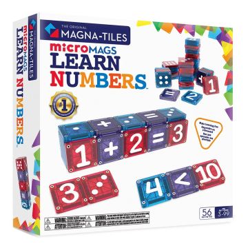MAGNA-TILES Learn Numbers, cifre si matematica