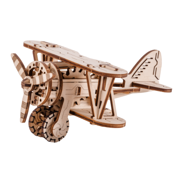 Puzzle mecanic 3D Avion, Wooden.City
