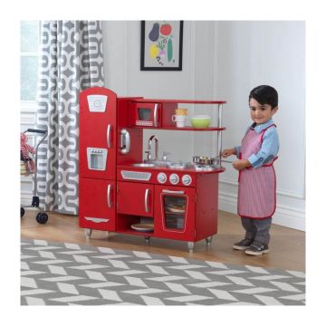 Bucatarie De Jucarie Din Lemn Red Vintage Kidkraft