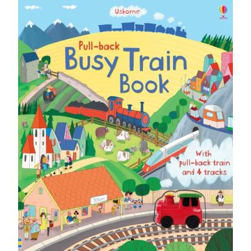 Busy Train Book (carte cu jucarie tren), Usborne
