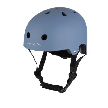 Casca de protectie, Banwood, cu captusala din spuma, din ABS, albastra, 3 ani+