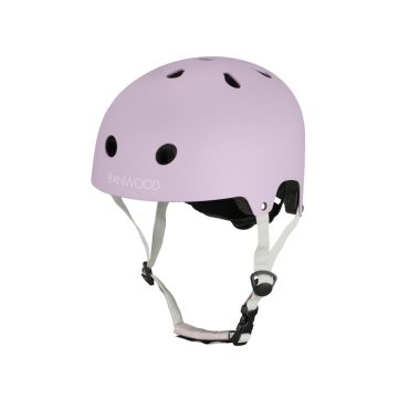 Casca de protectie, Banwood, cu captusala din spuma, din ABS, lavanda, 3 ani+