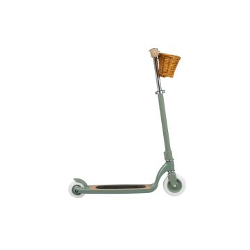Trotineta copii, Banwood Maxi, inaltime reglabila, cadru aluminiu, verde, 6 ani+