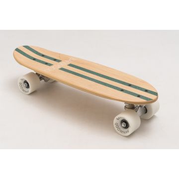 Skateboard Banwood, din lemn natural, verde, 3 ani+