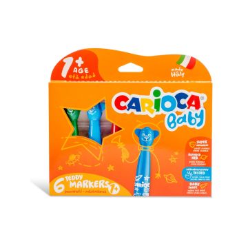 Carioca Baby Marker, varsta 1+, 6/set