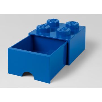 Cutie depozitare LEGO 2x2 cu sertar, albastru (40051731)