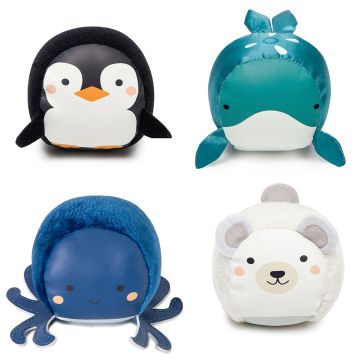 Dooballs Ocean - set de 4 mingi, Little Big Friends
