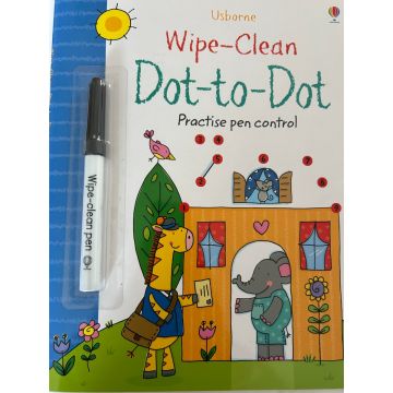 Wipe Clean dot-to-dot book, Usborne