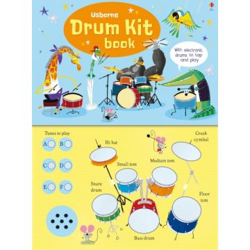 Carte cu sunete Drum Kit Book, Usborne