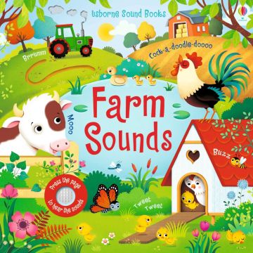 Carte cu sunete Farm Sounds, Usborne