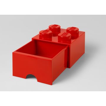 Cutie depozitare LEGO 2x2 cu sertar, rosu (40051730)