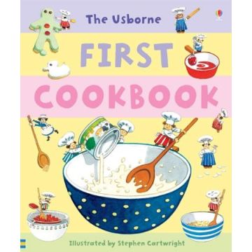 Carte cu retete pentru copii First Cookbook, Usborne