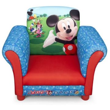 Fotoliu cu cadru din lemn Disney Mickey Mouse 