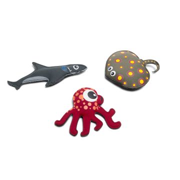 Set pentru scufundari Rechin, caracatita si pisica de mare, BS Toys