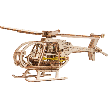 Elicopter - puzzle mecanic 3D, Wooden.City
