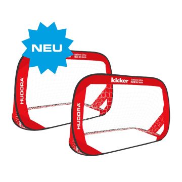 Set portabil 2 porti fotbal pentru copii, Hudora