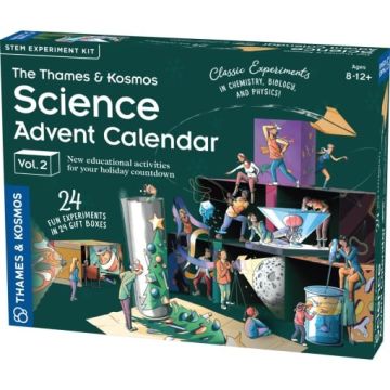 Jucarie educativa Kit STEM Calendarul stiintific de Advent versiunea 2, Thames & Kosmos
