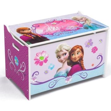 Ladita din lemn pentru depozitare jucarii Disney Frozen