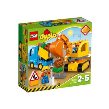 Camion si excavator pe senile LEGO DUPLO  (10812)