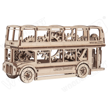 London Bus - puzzle mecanic 3D, Wooden.City