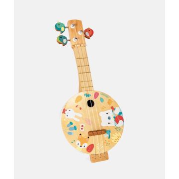 Mandolina din lemn, Janod, multicolor