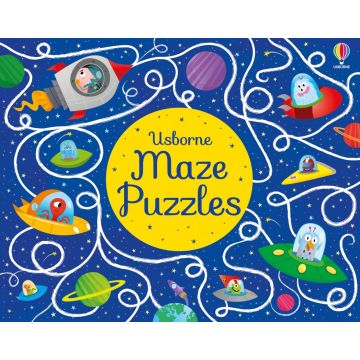 Carte cu activitati Maze Puzzles, Usborne