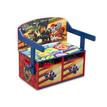 Mobilier 2 in 1 pentru depozitare jucarii Paw Patrol