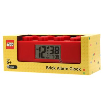 Ceas desteptator LEGO caramida rosie  (9002168)