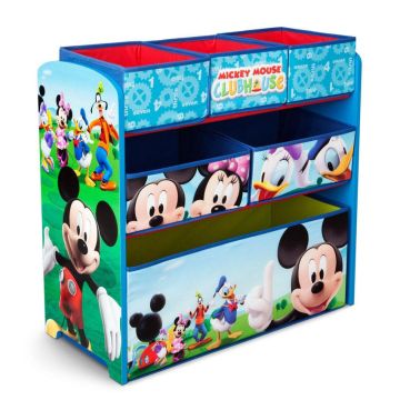 Organizator jucarii cu cadru din lemn Disney Mickey Mouse