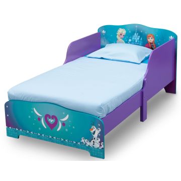 Pat cu cadru din lemn Frozen