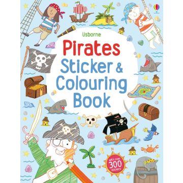 Pirates Sticker & Colouring Book, Usborne