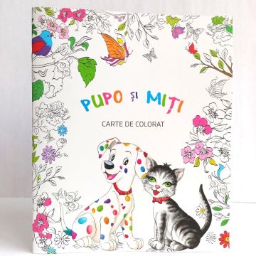 Carte de colorat Pupo si Miti