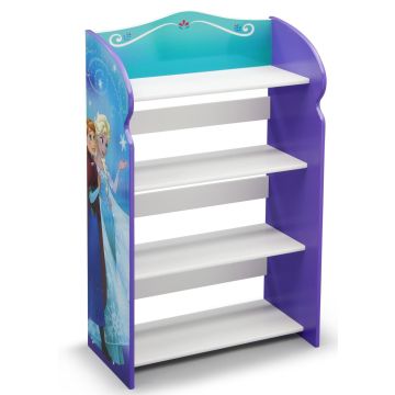Raft carti si jucarii cu cadru din lemn Disney Frozen
