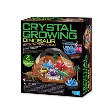 Set experimente de crescut Cristale, terariu cu Dinozauri