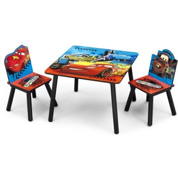 Set masuta si 2 scaunele Disney Lightning McQueen