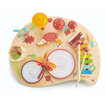 Masuta mea muzicala, din lemn premium, Tender Leaf Toys