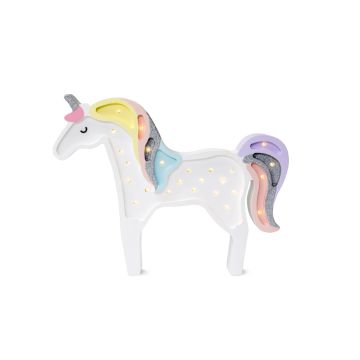 Lampa LITTLE LIGHTS Unicorn, Rainbow