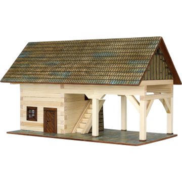Set constructie arhitectura Sopron, 131 piese din lemn, Walachia