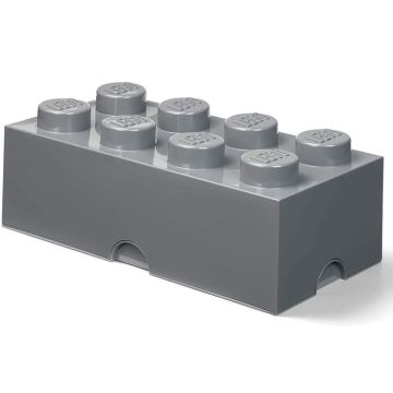 Cutie depozitare LEGO 2x4 gri inchis (40041754)