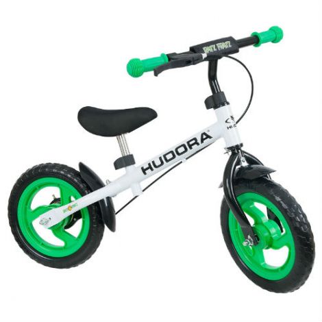 Bicicleta fara pedale 12″, verde, Hudora