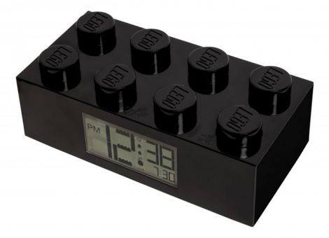 Ceas desteptator LEGO caramida neagra  (7001033)