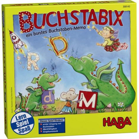 Buchstabix, joc de memorie cu litere, Haba