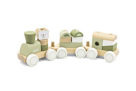 Trenulet modular cu animale, colectia Green, PolarB Viga