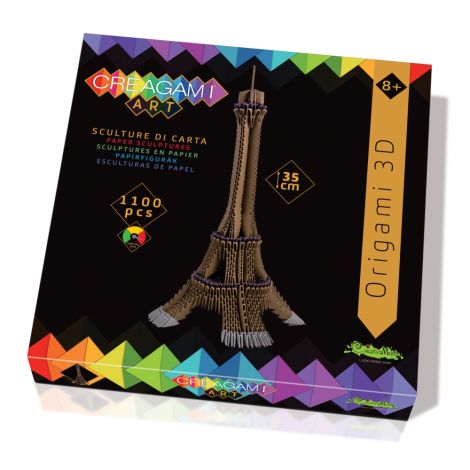 Turnul Eiffel origami 3D cu 1100 piese, Creagami