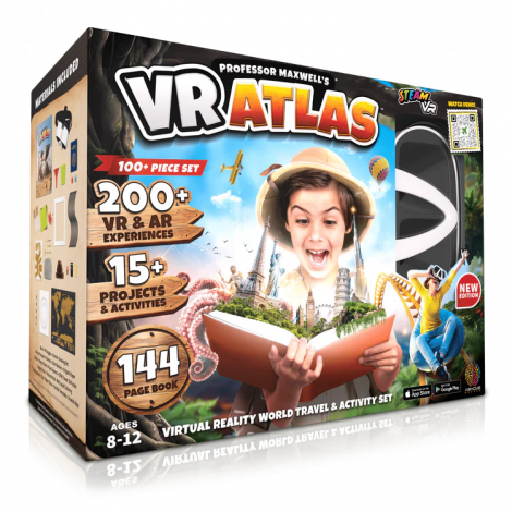 Atlas VR Interactiv, Exploreaza Lumea prin Realitate Virtuala