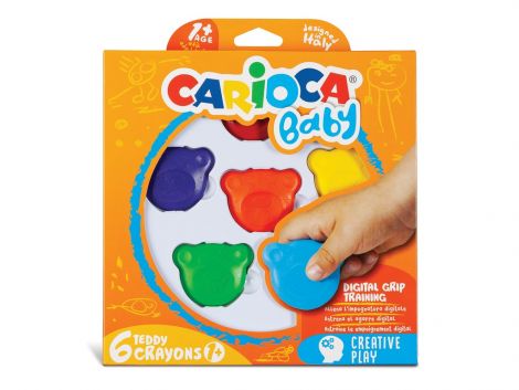 Carioca Baby 1+ creioane cerate Teddy
