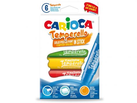 Creion-tempera Temperello Carioca 6/set